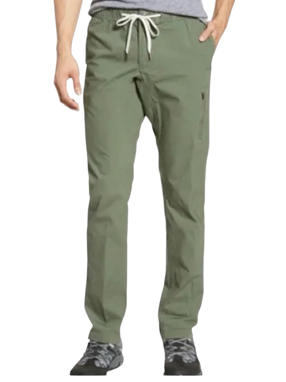 Vuori Ripstop Climber Pants Olive Elastic Drawstring Waistband XL
